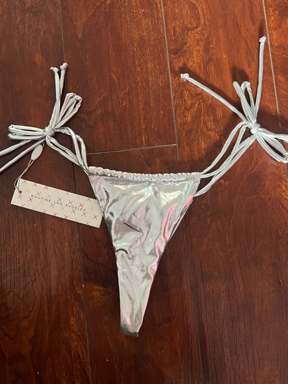 NWT Boutine LA Chrome Collection Resort Bikini Bottom Size Medium